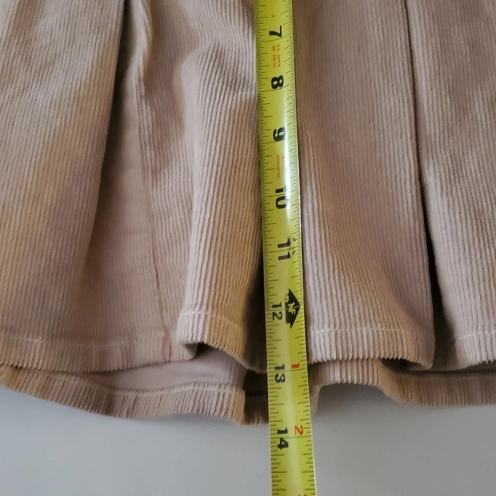 American Eagle Cordoroy Highwaisted Pleated Mini Skort Size 4 Y2K Pickleball